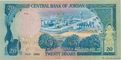 20 Dinars JORDANIEN  1982 P.22b fSS