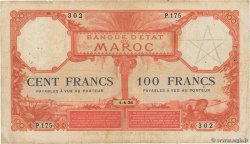 100 Francs MAROC  1926 P.14 TB
