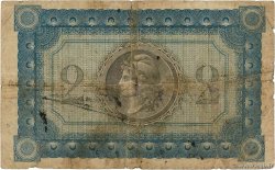 2 Francs MARTINIQUE  1915 P.11 VG