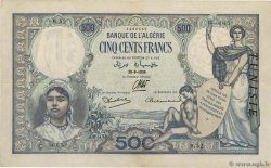 500 Francs TUNISIA  1938 P.14 BB