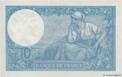 10 Francs MINERVE FRANCIA  1918 F.06.03 q.FDC