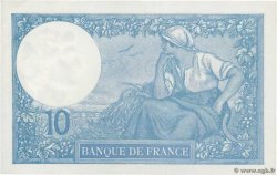 10 Francs MINERVE FRANCIA  1921 F.06.05 q.FDC