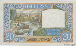 20 Francs TRAVAIL ET SCIENCE FRANCE  1941 F.12.16 pr.NEUF