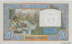 20 Francs TRAVAIL ET SCIENCE FRANCE  1941 F.12.17 UNC-