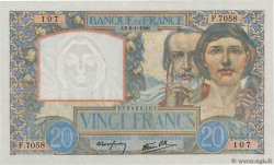 20 Francs TRAVAIL ET SCIENCE  FRANCE  1942 F.12.21
