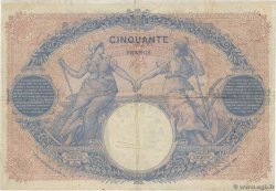 50 Francs BLEU ET ROSE FRANCE  1898 F.14.10 F+