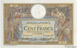 100 Francs LUC OLIVIER MERSON sans LOM  FRANCE  1915 F.23.07