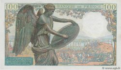 100 Francs DESCARTES FRANCE  1943 F.27.03 AU-