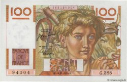 100 Francs JEUNE PAYSAN FRANCIA  1950 F.28.28 FDC