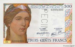 300 Francs Spécimen FRANCIA  1938 F.29.01Sp FDC
