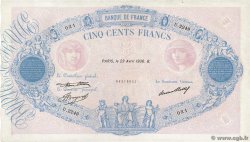 500 Francs BLEU ET ROSE FRANCE  1936 F.30.37 XF-