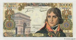 10000 Francs BONAPARTE FRANCIA  1956 F.51.03 q.AU
