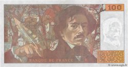 100 Francs DELACROIX imprimé en continu FRANCE  1990 F.69bis.01bD UNC