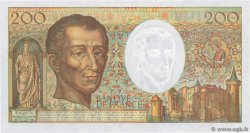 200 Francs MONTESQUIEU Modifié FRANCE  1994 F.70/2.02a UNC