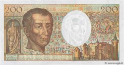 200 Francs MONTESQUIEU alphabet 101 FRANCE  1992 F.70bis.01 SUP+