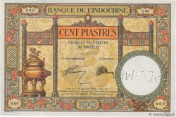 100 Piastres Épreuve FRANZÖSISCHE-INDOCHINA  1931 P.051bs VZ