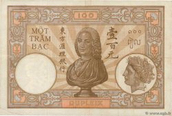 100 Piastres FRENCH INDOCHINA  1935 P.051c VF