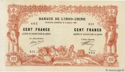 100 Francs TAHITI  1920 P.06b XF+