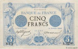 5 Francs NOIR FRANCIA  1873 F.01.24 MBC+