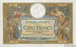 100 Francs LUC OLIVIER MERSON avec LOM FRANCIA  1909 F.22.02 MBC