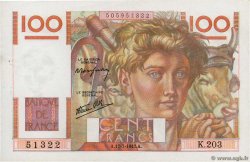 100 Francs JEUNE PAYSAN Favre-Gilly FRANCIA  1947 F.28ter.01 EBC
