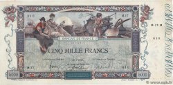 5000 Francs FLAMENG FRANKREICH  1918 F.43.01 S to SS