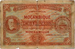 50 Escudos MOZAMBIQUE  1921 P.071b MC