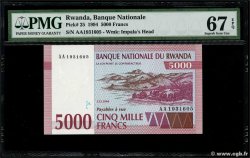 5000 Francs RUANDA  1994 P.25a ST