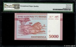 5000 Francs RUANDA  1994 P.25a FDC