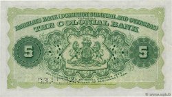 5 Dollars Annulé SAINT VINCENT Bridgetown 1926 PS.101s q.AU