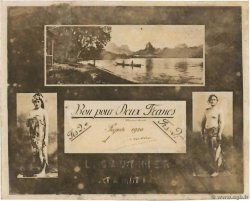 2 Francs Photo TAHITI  1920 P.- AU
