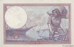 5 Francs FEMME CASQUÉE FRANCIA  1925 F.03.09 q.AU