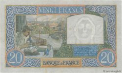 20 Francs TRAVAIL ET SCIENCE FRANKREICH  1941 F.12.18 fVZ