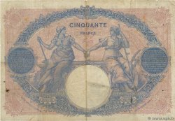 50 Francs BLEU ET ROSE FRANKREICH  1893 F.14.05 S