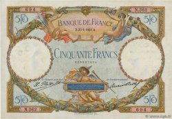 50 Francs LUC OLIVIER MERSON FRANCE  1927 F.15.01