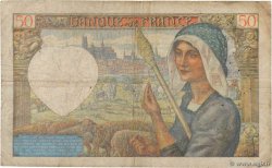 50 Francs JACQUES CŒUR FRANCE  1940 F.19.01 B