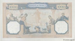 1000 Francs CÉRÈS ET MERCURE type modifié FRANKREICH  1938 F.38.32 fST