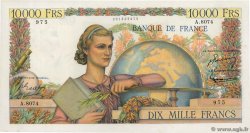 10000 Francs GÉNIE FRANÇAIS FRANCE  1955 F.50.73