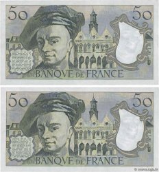 50 Francs QUENTIN DE LA TOUR Consécutifs FRANKREICH  1979 F.67.05 VZ