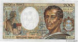 200 Francs MONTESQUIEU Numéro spécial FRANKREICH  1983 F.70.03 SS