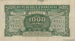 1000 Francs MARIANNE THOMAS DE LA RUE FRANCIA  1945 VF.13.03 BB