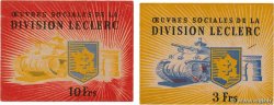 3 et 10 Francs Division LECLERC FRANCE régionalisme et divers  1944 KL.A1-A2 TTB à SUP