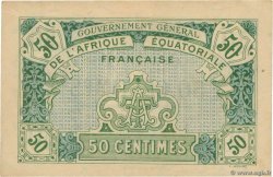 50 Centimes AFRIQUE ÉQUATORIALE FRANÇAISE  1917 P.01b SS