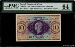 10 Francs AFRIQUE ÉQUATORIALE FRANÇAISE  1943 P.16c SC+