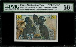 50 Francs Spécimen FRENCH WEST AFRICA  1956 P.45s ST