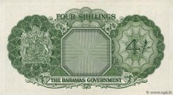 4 Shillings BAHAMAS  1953 P.13b SPL