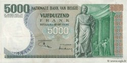 5000 Francs BELGIQUE  1977 P.137a TTB