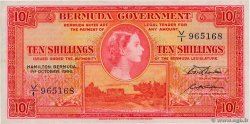 10 Shillings BERMUDA  1966 P.19c XF-