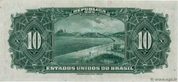 10 Mil Reis BRAZIL  1925 P.039d AU-