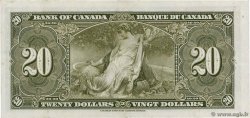 20 Dollars KANADA  1937 P.062b VZ